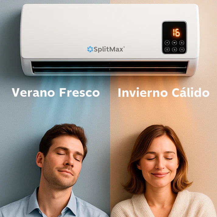 Aire Calefactor Acondicionado Portátil Pared 2 en 1 Splitmax™